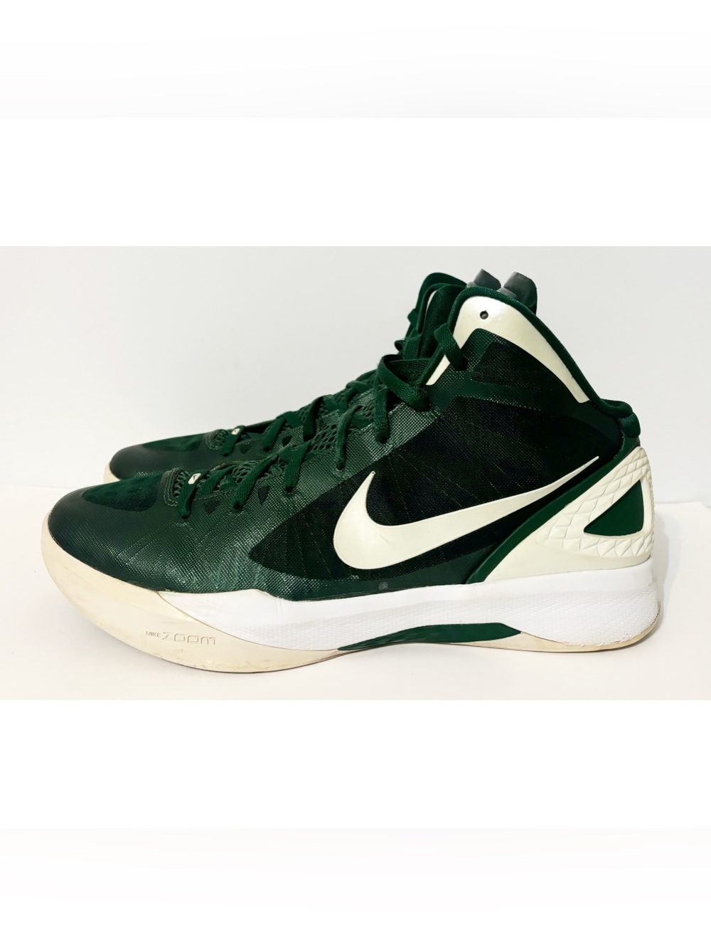 Nike Hyperdunk 2011 Flywire Zoom Men’s Shoes Sneakers 454143-300 Sz 15 Green